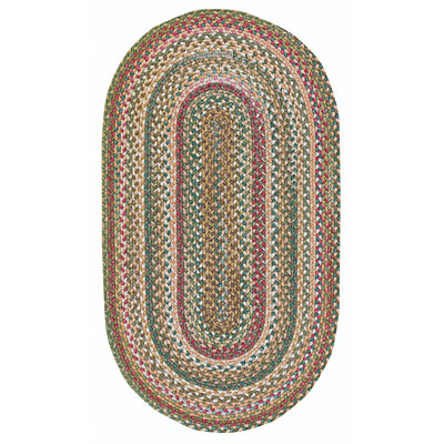 Capel Rugs Capel Rugs American Legacy 9 x 13 oval Natural Red Area Rugs