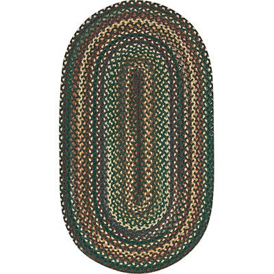 Capel Rugs Capel Rugs Bear Creek 7 ft round Hunter Green Area Rugs