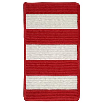 Capel Rugs Capel Rugs Cabana Stripes 9 x 13 Red Area Rugs