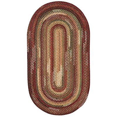 Capel Rugs Capel Rugs Hartwell 5 x 8 Oval Autumn Retreat Area Rugs