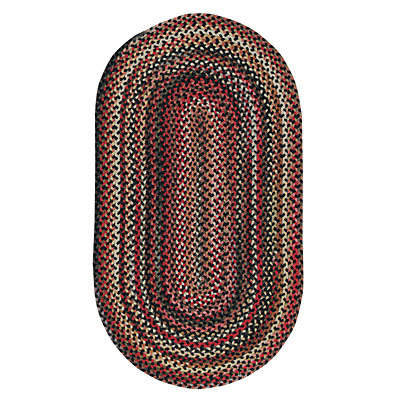 Capel Rugs Capel Rugs In The Valley 5 x 8 Oval Black Area Rugs