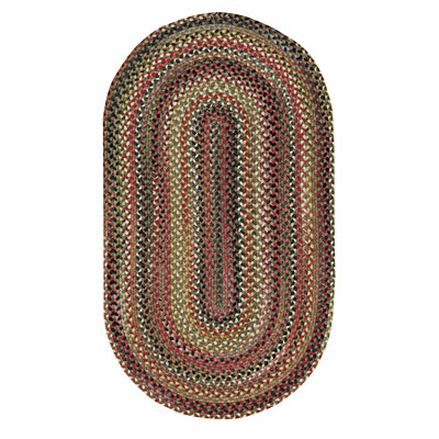Capel Rugs Capel Rugs In The Valley 8 x 11 Oval Olive Area Rugs