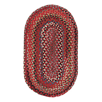 Capel Rugs Capel Rugs Plymouth 5 x 8 Oval Country Red Area Rugs