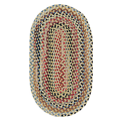 Capel Rugs Capel Rugs Plymouth 8 x 11 Oval Light Gold Area Rugs