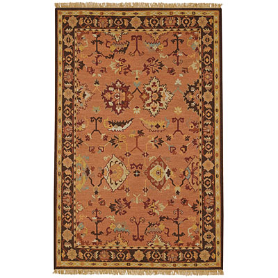 Capel Rugs Capel Rugs Indienne - Oushak 5 x 9 Coral Area Rugs