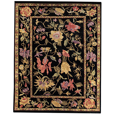 Capel Rugs Capel Rugs Panama Orchids 8x9 Midnight Area Rugs