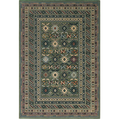 Central Oriental Central Oriental Images - Geometric 2 x 8 Geometric Sea Green Area Rugs