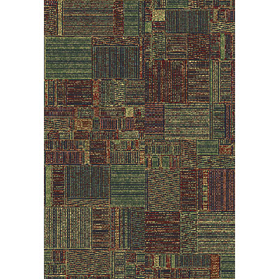 Central Oriental Central Oriental Inspirations - Quilted Squares 7 x 11 Quilted Squares Multi Area Rugs