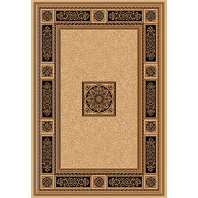 Central Oriental Central Oriental Reflections - Chateaux 3 x 5 Chateaux Ivory/Black Area Rugs