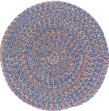 Colonial Mills, Inc. Colonial Mills, Inc. Adams 10 X 10 Round Federal Blue Mix Area Rugs