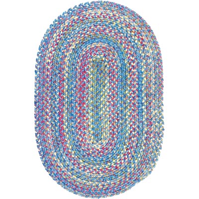 Colonial Mills, Inc. Colonial Mills, Inc. Botanical Isle 5 X 8 Oval Oasis Blue Area Rugs