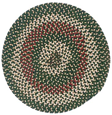 Colonial Mills, Inc. Colonial Mills, Inc. Brook Farm 4 X 4 Round Winter Greens Area Rugs