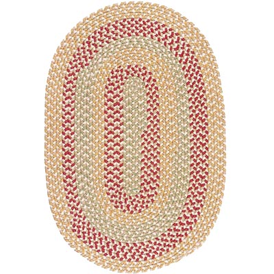 Colonial Mills, Inc. Colonial Mills, Inc. Brook Farm 5 X 8 Oval Tea Stained Area Rugs