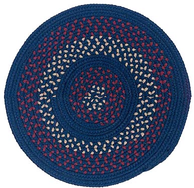 Colonial Mills, Inc. Colonial Mills, Inc. Deerfield 8 X 8 Round Midnight Blue Area Rugs