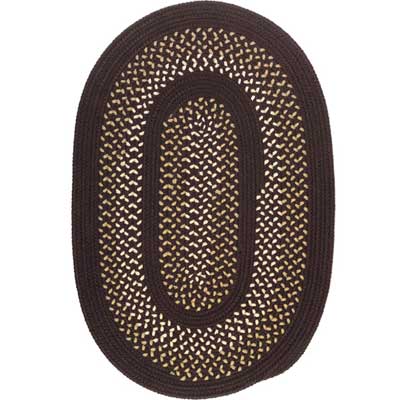 Colonial Mills, Inc. Colonial Mills, Inc. Deerfield 4 X 6 Oval Seal Brown Area Rugs