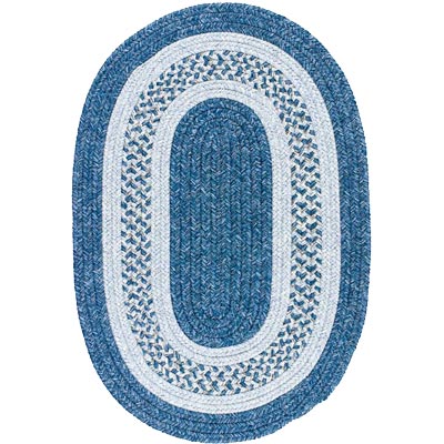 Colonial Mills, Inc. Colonial Mills, Inc. Jefferson 12 X 15 Oval Blue Ribbon Area Rugs