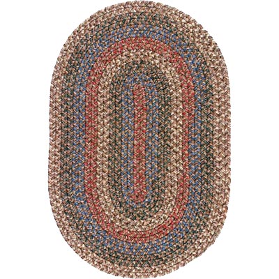Colonial Mills, Inc. Colonial Mills, Inc. Lincoln 3 X 5 Oval Chocolate Multi Area Rugs