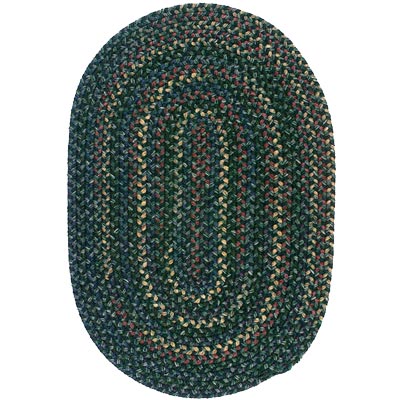Colonial Mills, Inc. Colonial Mills, Inc. Midnight 7 X 9 Oval Deep Forest Area Rugs