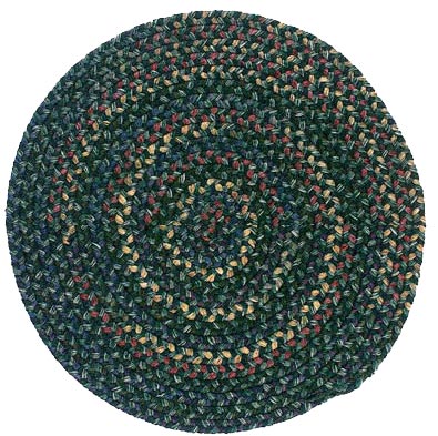 Colonial Mills, Inc. Colonial Mills, Inc. Midnight 10 X 10 Round Deep Forest Area Rugs