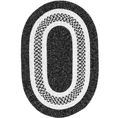 Colonial Mills, Inc. Colonial Mills, Inc. Monroe 10 X 13 Oval Charcoal Area Rugs