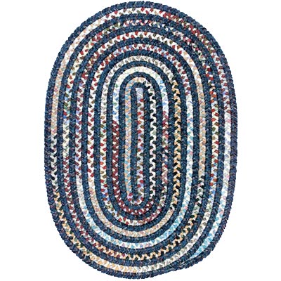 Colonial Mills, Inc. Colonial Mills, Inc. Montage 5 X 8 Oval Lapis Blue Area Rugs