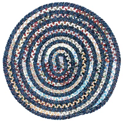 Colonial Mills, Inc. Colonial Mills, Inc. Montage 6 X 6 Round Lapis Blue Area Rugs