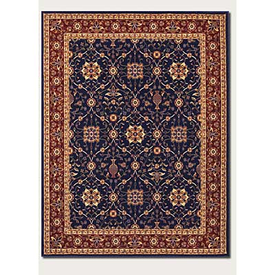 Couristan Couristan Anatolia 5 x 8 All Over Vase Navy Red Area Rugs