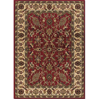 Couristan Couristan Anatolia 5 x 8 Floral Ispaghan Red Cream Area Rugs