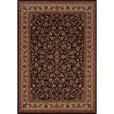 Couristan Couristan Everest 5 Square Isfahan Black Area Rugs