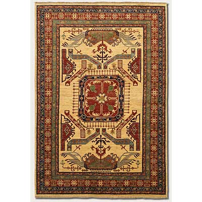Couristan Couristan Lahore 8 x 12 All Over Vase Camel Area Rugs