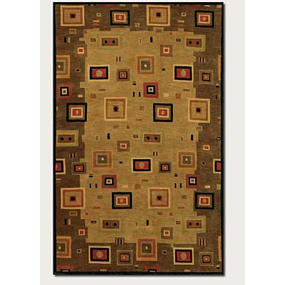 Couristan Couristan Pokhara 8 x 11 Timberlake Multi Earthtones Area Rugs