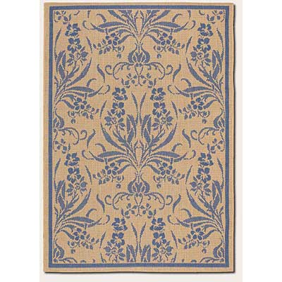 Couristan Couristan Recife 7 Square Garden Cottage Blue Natural Area Rugs