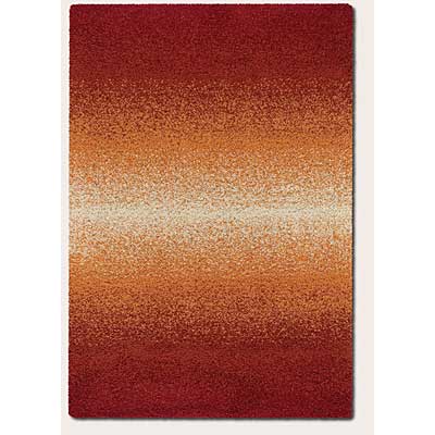 Couristan Couristan Visionnaire 4 x 6 Gradation Ivory Red Area Rugs