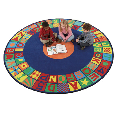 Flagship Carpets Flagship Carpets Floors That Teach 8 ft Round Floors That Teach Area Rugs