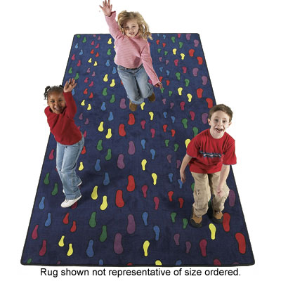 Flagship Carpets Flagship Carpets Footprints 6 x 6 Footprints Area Rugs