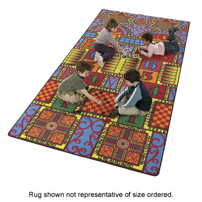 Flagship Carpets Flagship Carpets Games That Teach 12 x 15 Games That Teach Area Rugs