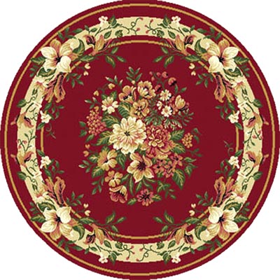 Home Dynamix Home Dynamix Optimum 8 ft Round Red 11017 Area Rugs