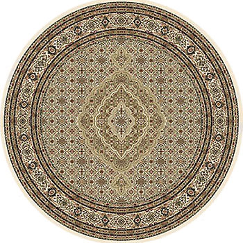 Home Dynamix Home Dynamix Regency 8 ft Round Ivory 8690 Area Rugs