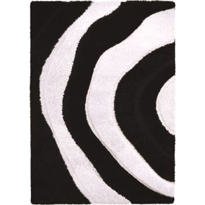 Home Dynamix Home Dynamix Structure 5 x 7 Black/Ivory 17105 Area Rugs
