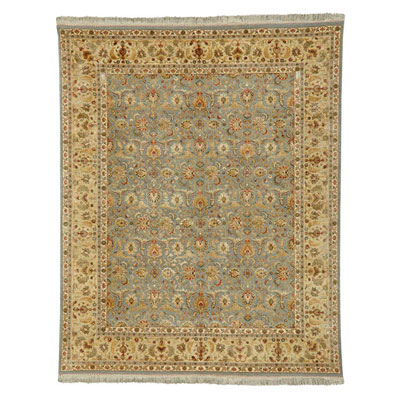 Jaipur Rugs Inc. Jaipur Rugs Inc. Aurora 6 x 9 Celeste Medium Blue/Soft Gold Area Rugs