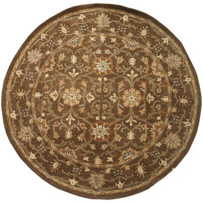 Jaipur Rugs Inc. Jaipur Rugs Inc. Poeme 6 Round Rennes Cocoa Brown/Cocoa Brown Area Rugs