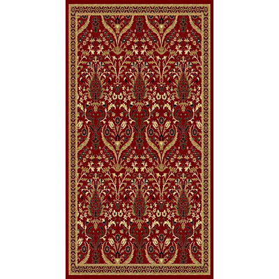 Kane Carpet Kane Carpet American Dream 5 x 8 Isphahan Red Area Rugs
