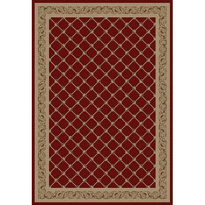 Kane Carpet Kane Carpet Elegance 9 x 13 Traditional Trellis Cherry Wood Area Rugs