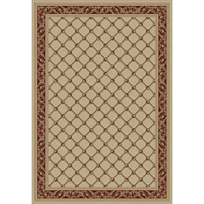 Kane Carpet Kane Carpet Elegance 5 x 8 Traditional Trellis Ivory Sun Area Rugs