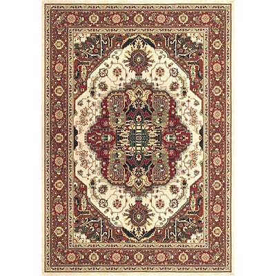 Loloi Rugs Loloi Rugs Stanley 8 Round Beige Rust Area Rugs