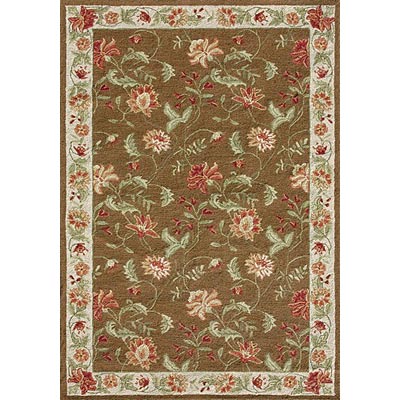 Loloi Rugs Loloi Rugs In-Dora 8 Round Brown Beige Area Rugs
