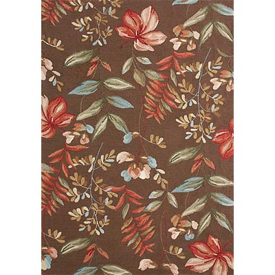 Loloi Rugs Loloi Rugs In-Dora 8 Round Brown Area Rugs