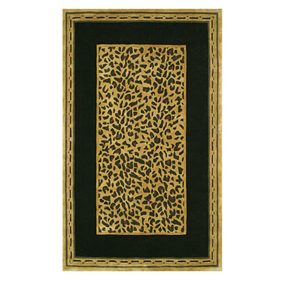 Nejad Rugs Nejad Rugs African Safari 5 x 8 Cheetah Gold/Black Area Rugs