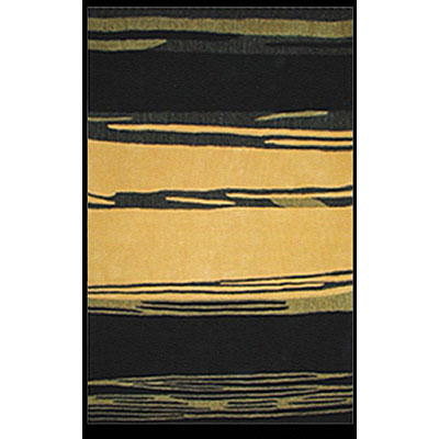 Nejad Rugs Nejad Rugs The Bright Collection 8 x 11 Horizon Yellow/Black Area Rugs