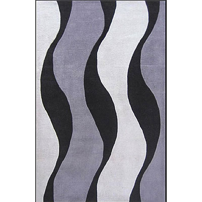 Nejad Rugs Nejad Rugs The Bright Collection 5 x 8 Winds of Africa Slate/Slate Area Rugs
